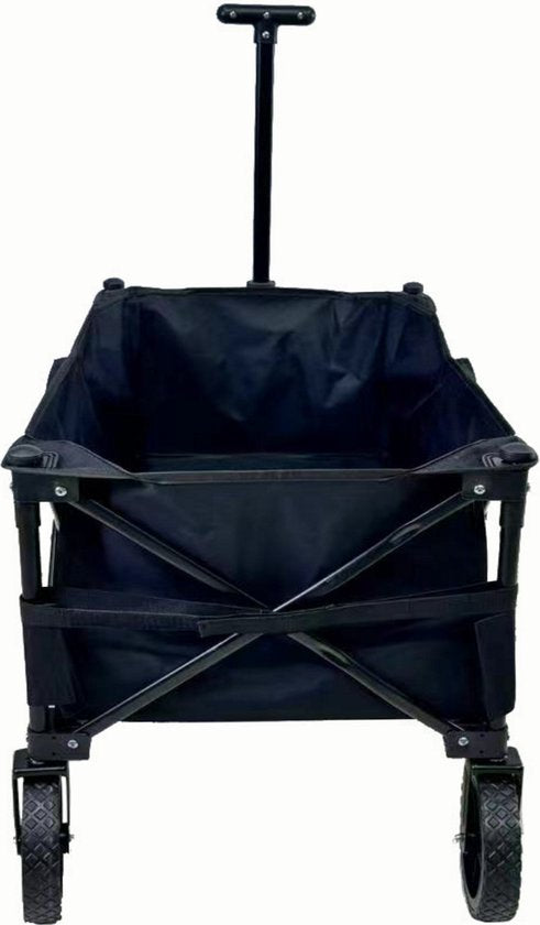Bolderkar opvouwbaar - draaibare massieve wielen - stevig frame - 75 kg belastbaar