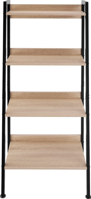 tectake - Wandrek ladderrek boekenrek Chatham - industrieel - lichtbruin - 404703