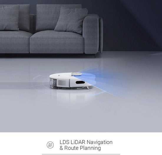 EZVIZ Robotstofzuiger en dweil - RE5 Plus - App besturing - zelf reinigend - dweilen en stofzuigen