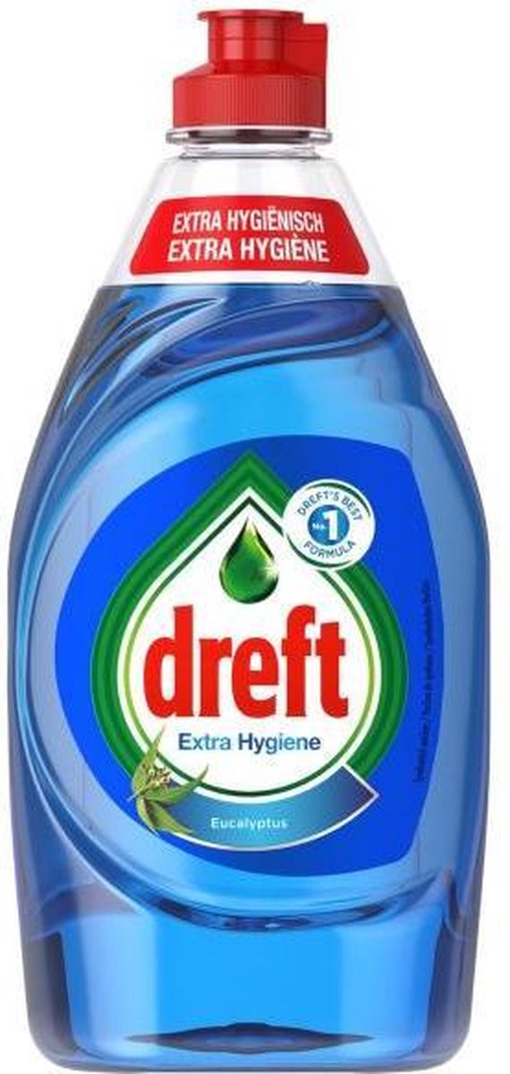 Dreft Extra Hygiene Eucalyptus Afwasmiddel – 10 x 450 ml