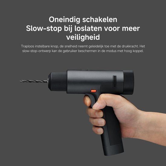Xiaomi 12V Max Brushless Cordless Drill | 12V Accuboormachine | 30 Nm | 1400 rpm | 30 Koppelstanden | Smart Display | USB-C