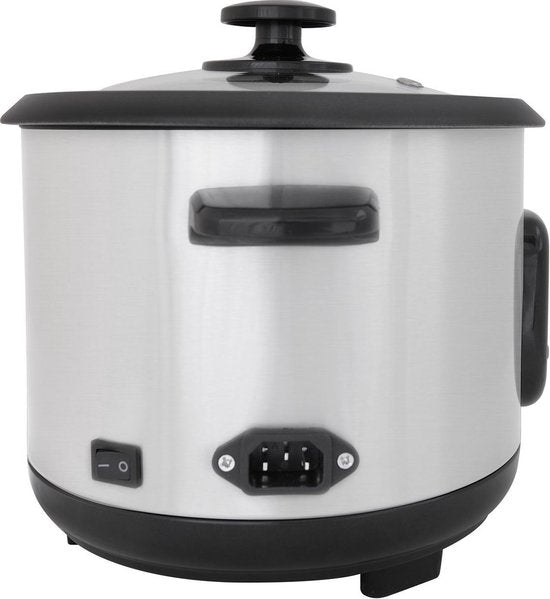Tomado TRC1001S - Rijstkoker - 5 porties - 1 liter inhoud - Warmhoudfunctie - Anti aanbaklaag - PFAS vrij - RVS design