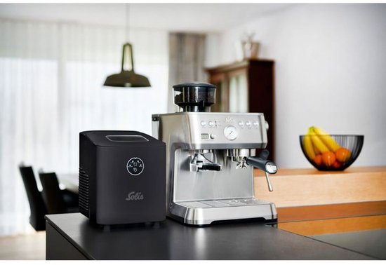 Solis Ice Cube Express IJsblokjesmachine - Snel ijs in 8 minuten - Zwart - 1 liter