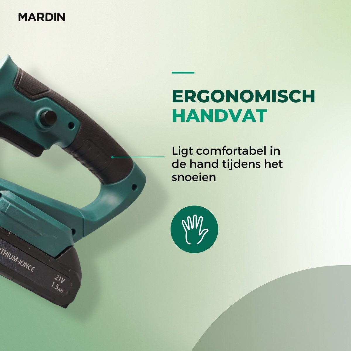 Mardin Kantenmaaier - Grastrimmer - Bosmaaier - Zwart/Groen