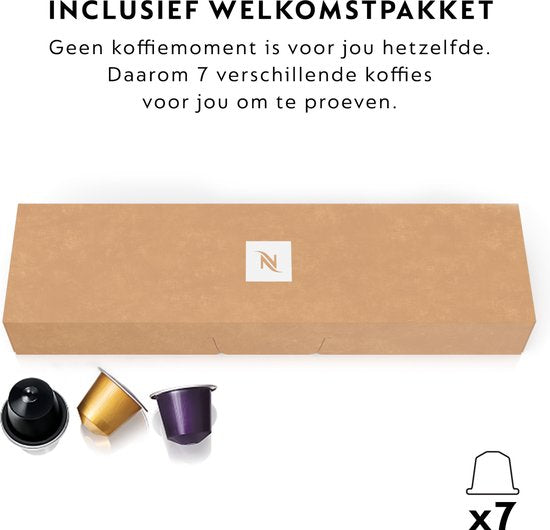 Krups Nespresso Essenza Mini XN1118 - Koffiecupmachine - Zwart - Met Melkopschuimer - Compact - Voor Nespresso Cups