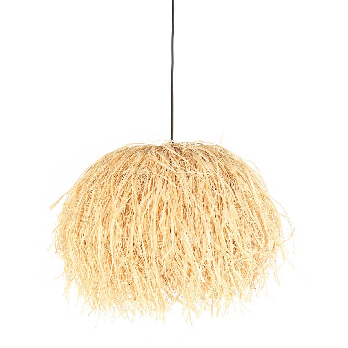 Anne Lighting - hanglamp - Grass - naturel - gras - Ø 53cm - E27 - 3819BE