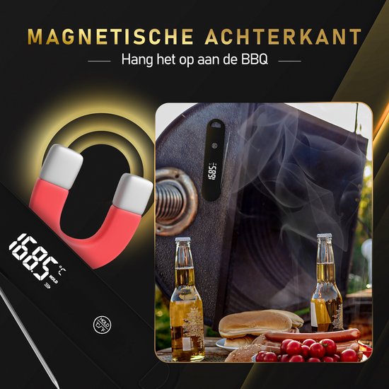 MostEssential Vleesthermometer -  350 °C - Ultimate Edition - Zwart