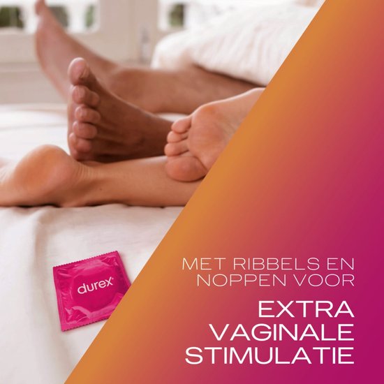 Durex Condooms - Pleasure Me - 40 stuks - Voordeelverpakking