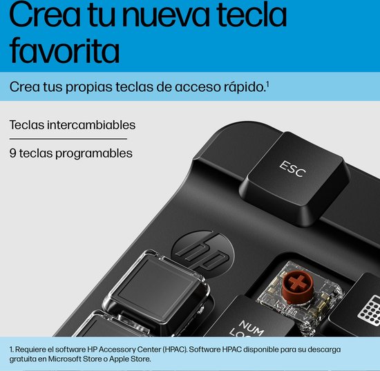 Hp 435 Draadloos Toetsenbord Spaans Zwart Spanish QWERTY