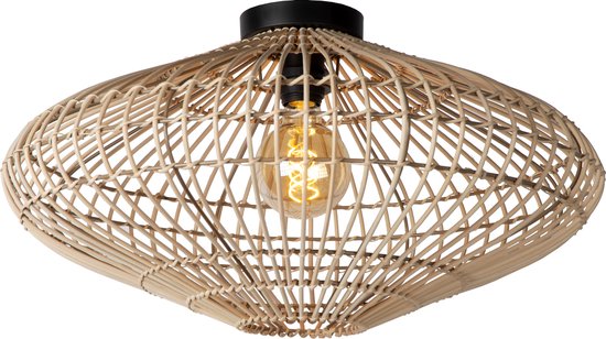 Lucide MAGALI - Plafonnière (Plafondlamp) - Ø 56 cm - 1xE27 - Naturel