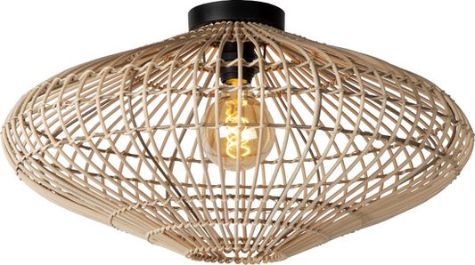 Lucide MAGALI - Plafonnière (Plafondlamp) - Ø 56 cm - 1xE27 - Naturel