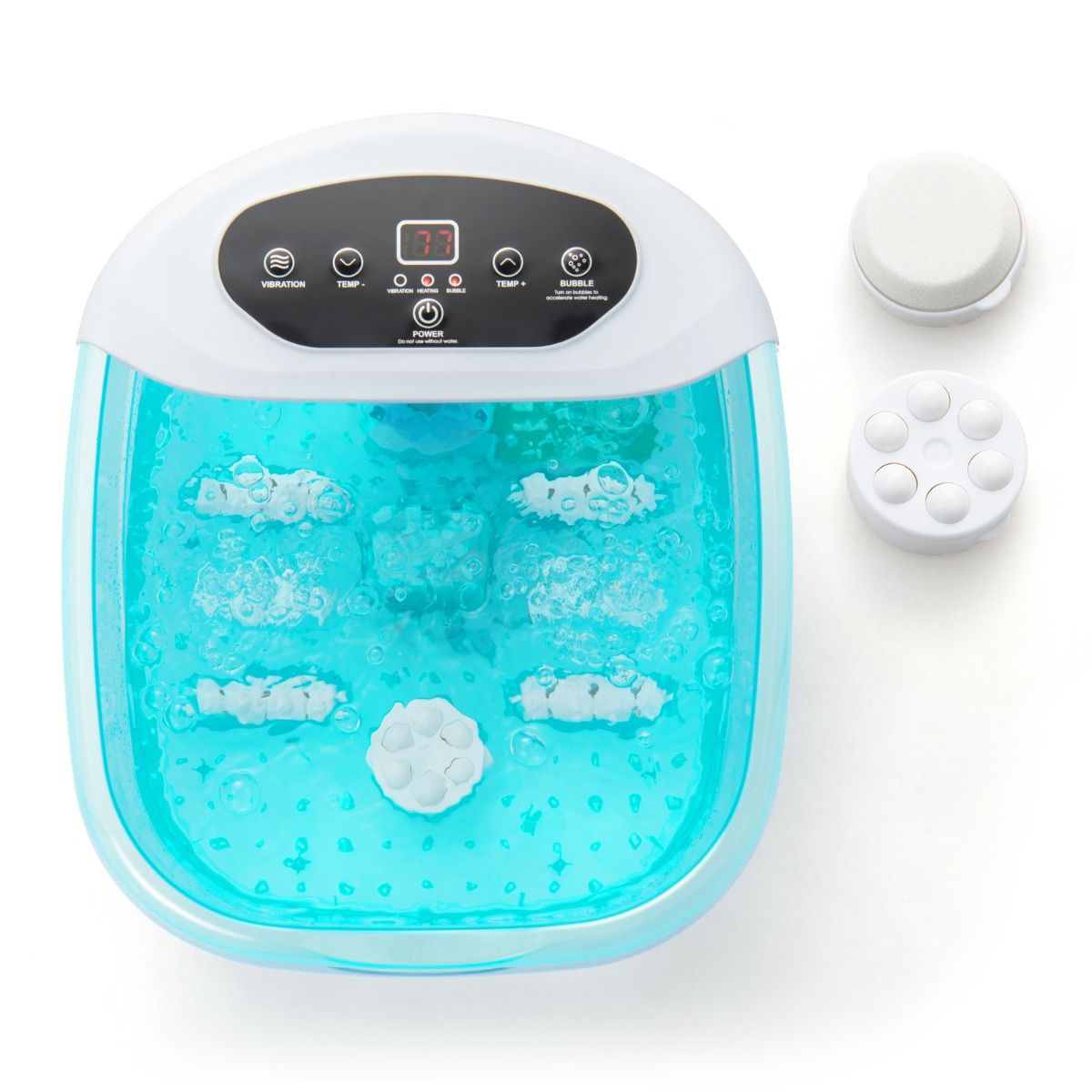 Coast Elektrisch Voetbad met Massagefunctie - 500W - 33 x 39 x 18 cm - Blauw