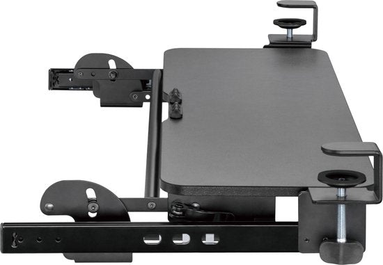 Toetsenbord lade onder bureau - toetsenbord houder - toetsenbordlade - keyboard tray - ergonomisch zithouding - hoogte verstelbaar en uitschuifbaar