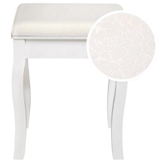 tectake® - make up kruk schminkkruk met gestoffeerde zitting - 402073