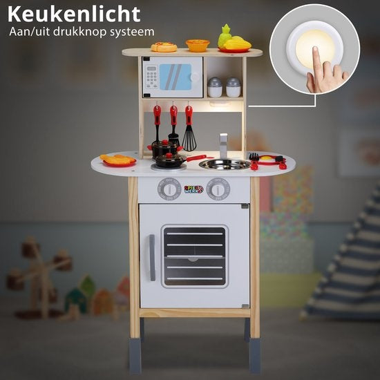 Spielwerk Speelkeuken Happy Kitchen - 35-delig - Realistisch
