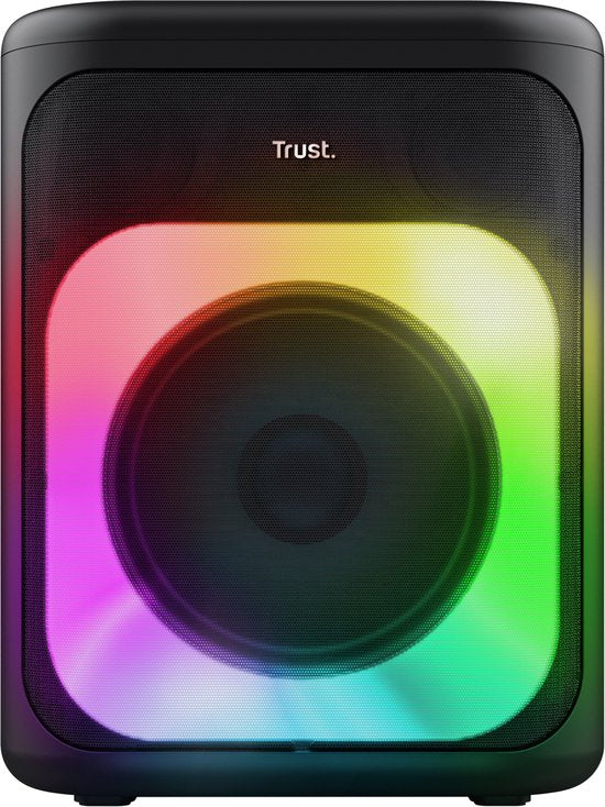 Trust Azura - Bluetooth speaker - Partybox - Draadloos - RGB verlichting - Maximaal 11 uur accu - Zwart