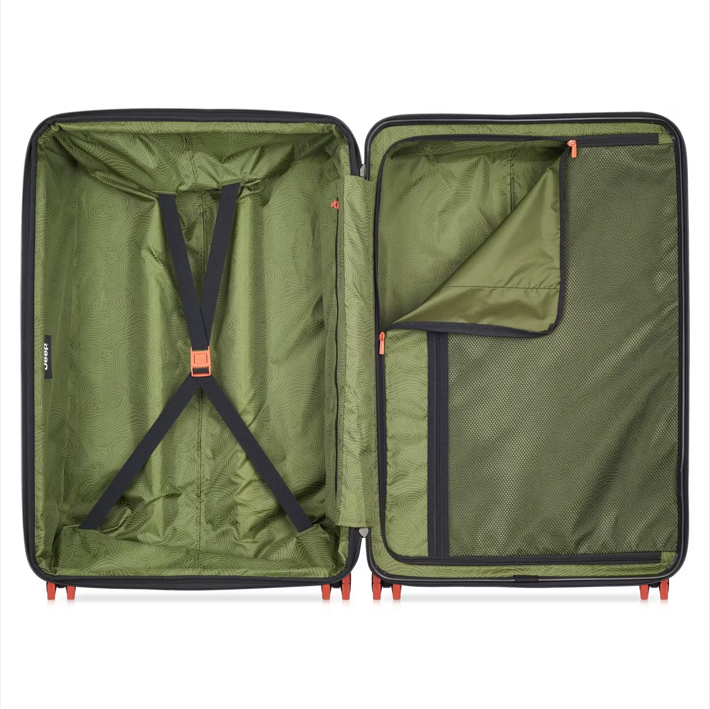 Jeep Uitbreidbare Trolley XL 122L - Silver - 81 x 53 x 33-36 cm - TSA Slot
