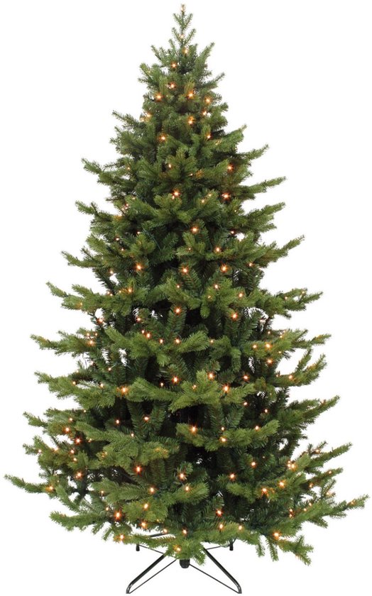 Triumph Tree Sherwood Deluxe Kunstkerstboom met LED Verlichting - Kunst Kerstboom H185 x Ø127 cm - Groen