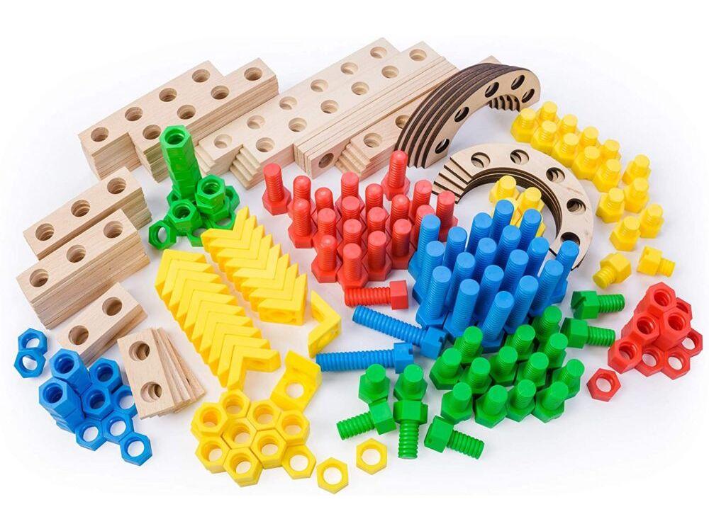 Alexander Toys Constructor Junior DIY Bouwset - 150 onderdelen - Vrij bouwen zonder instructies