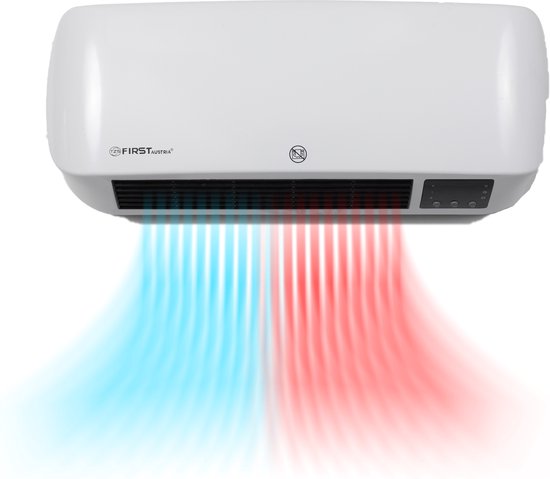 TZS First Austria 5571-3 Keramisch Wandverwarming - Ventilator Kachel - Wit