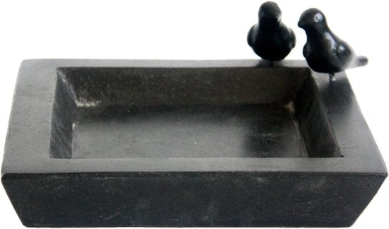Best For Birds Vogelbad Terrazzo Vierkant - Drinkbak - 32x32x12 cm