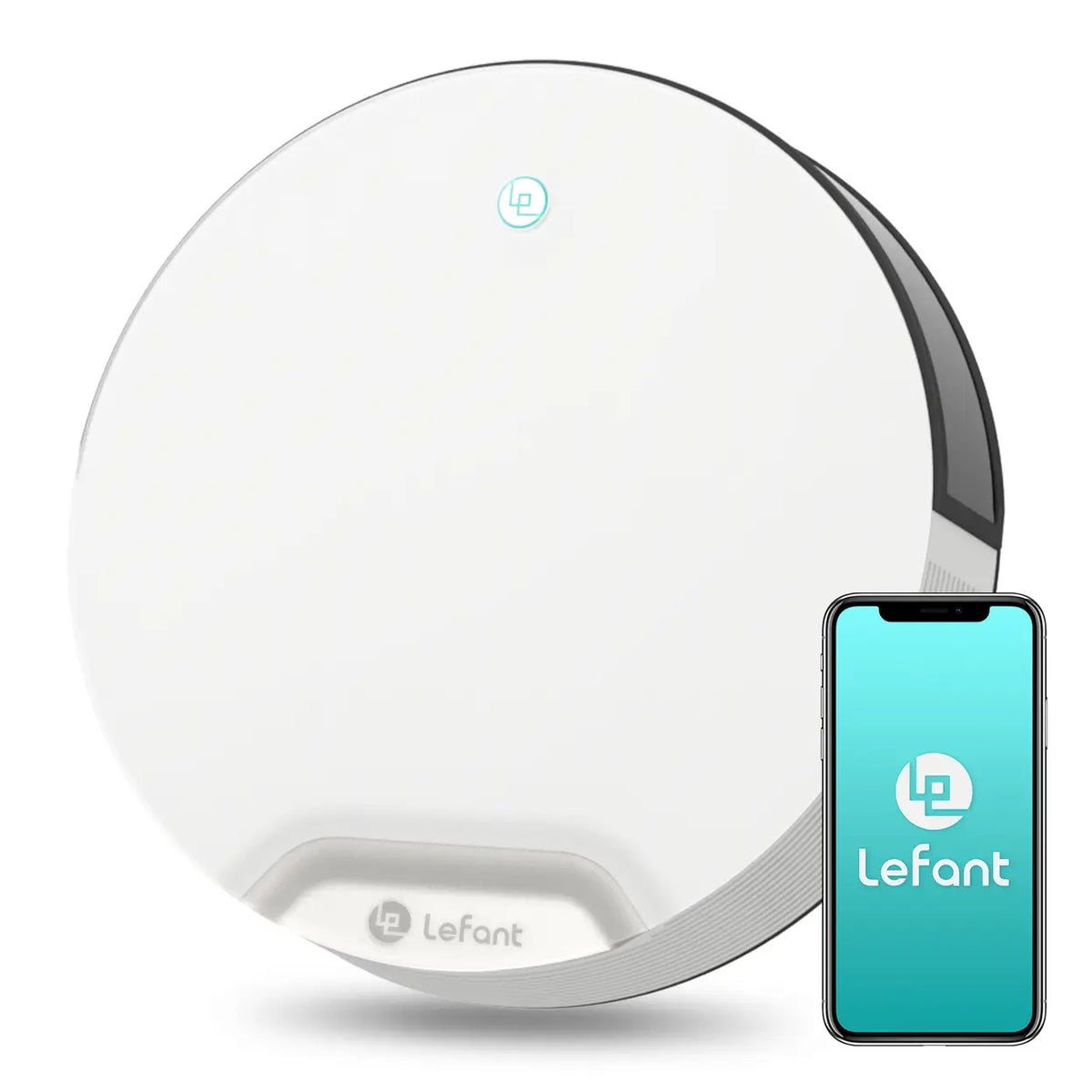 Lefant N1 Robotstofzuiger met Afstandsbediening en Dweilfunctie - 4500 Pa - Wit