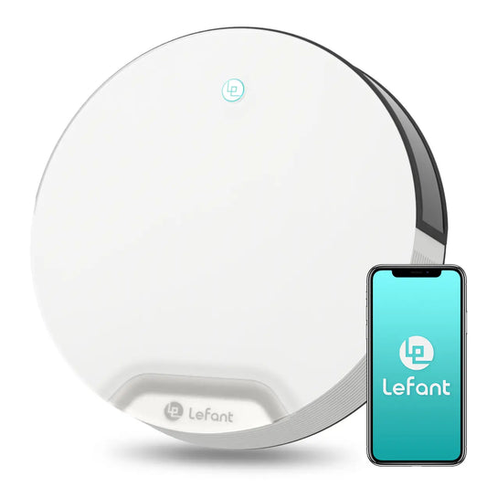 Lefant N1 Robotstofzuiger met Afstandsbediening en Dweilfunctie - 4500 Pa - Wit