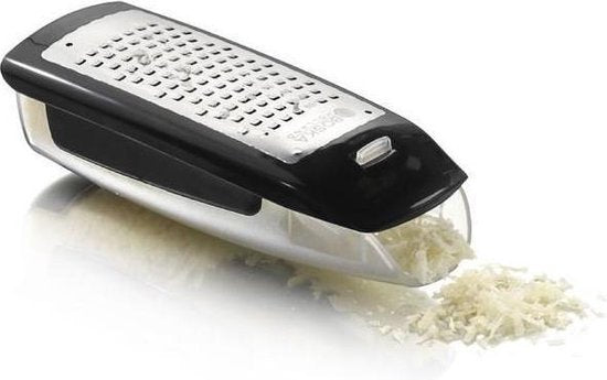 Boska Easy Grater - Tafelrasp - RVS - Zwart - Met Opvangbakje