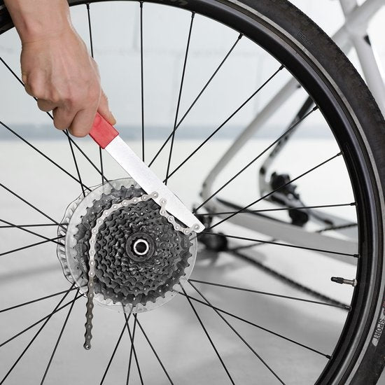 tectake - Fietsgereedschap gereedschapskoffer - 50-delig - grijs - 403284