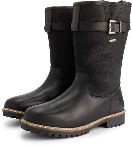 Travelin' Vrangen Heren - Outdoorlaarzen - Wol gevoerd - Zwart