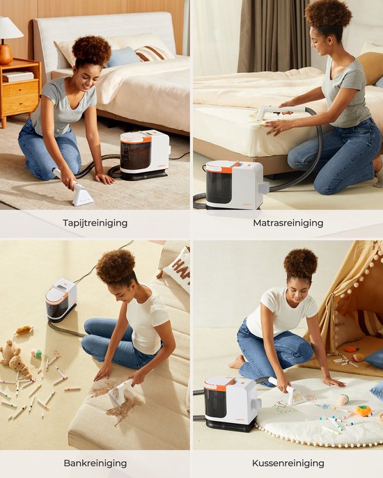 Uwant Was-Stofzuiger B200SE 12000Pa 450W Voor Thuis En Kantoor Multifunctioneel