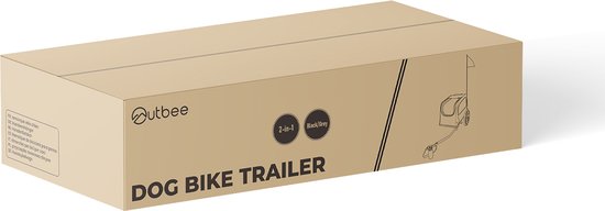Outbee Hondenfietskar - Fietskar hond - Hondenfietskar opvouwbaar - Hondenkar - Hondenbuggy