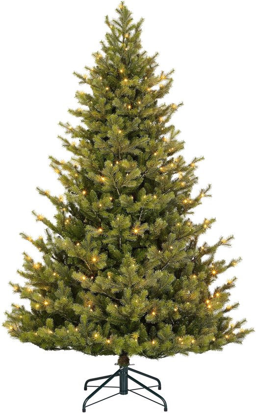 Black Box Trees Clive Kunstkerstboom met LED Verlichting - H215 x Ø142 cm - Groen