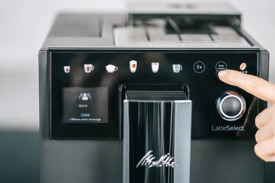 Melitta Latte Select volautomatische Espressomachine 630-212 zwart