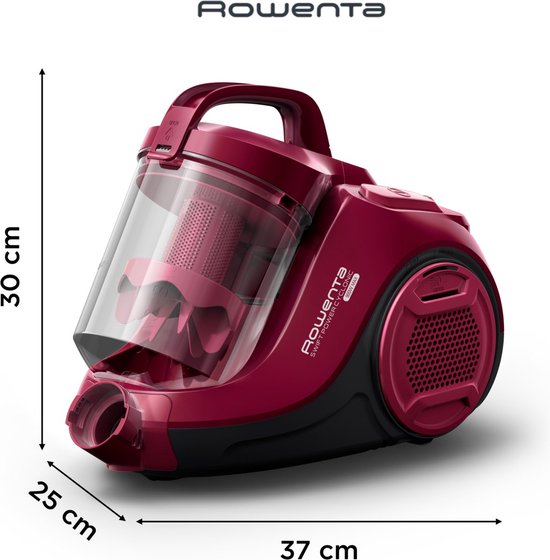 Rowenta Swift Power Cyclonic - Compacte stofzuiger zonder zak - 900W - Bordeaux Rood