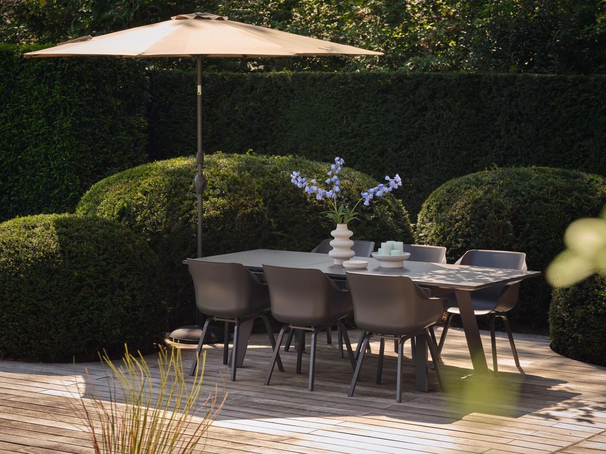 Hartman Sunline Parasol - Rond - maat 270 cm - Olive