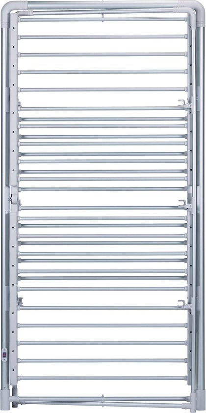 Dirt Devil Elektrisch Droogrek met Verwarming – Droogtoren 230W - Staand Wasrek 21m Droogruimte - IP22 Waterbestendig - 73 x 144 x 68 cm - Aluminium