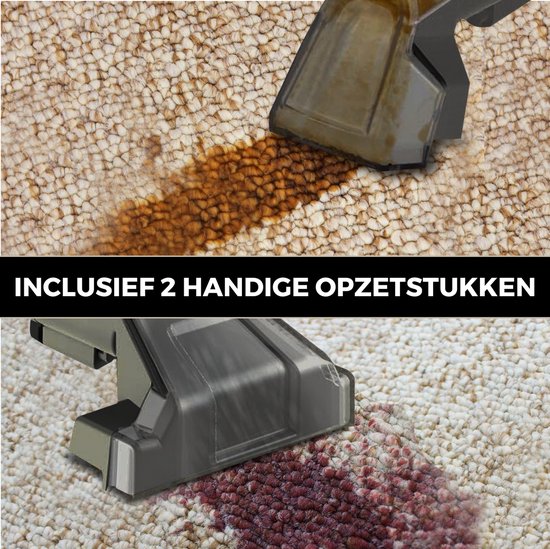 Vonia Tapijtreiniger - Vlekkenreiniger - Bankreiniger - Reinigingsmachine - Bekledingsreiniger - 450W - Grijs