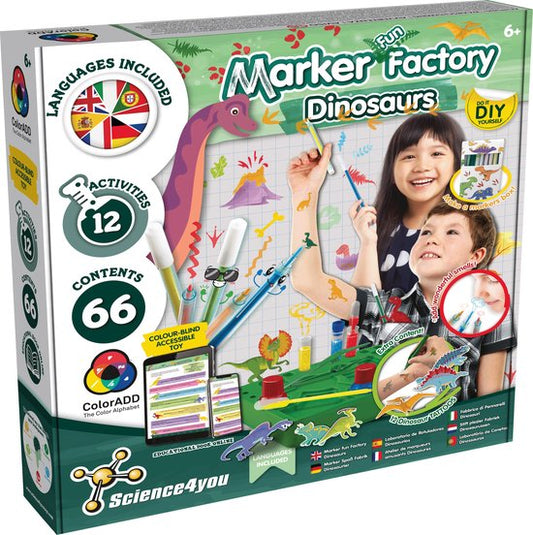 Science4you Marker Factory Dinosaurs