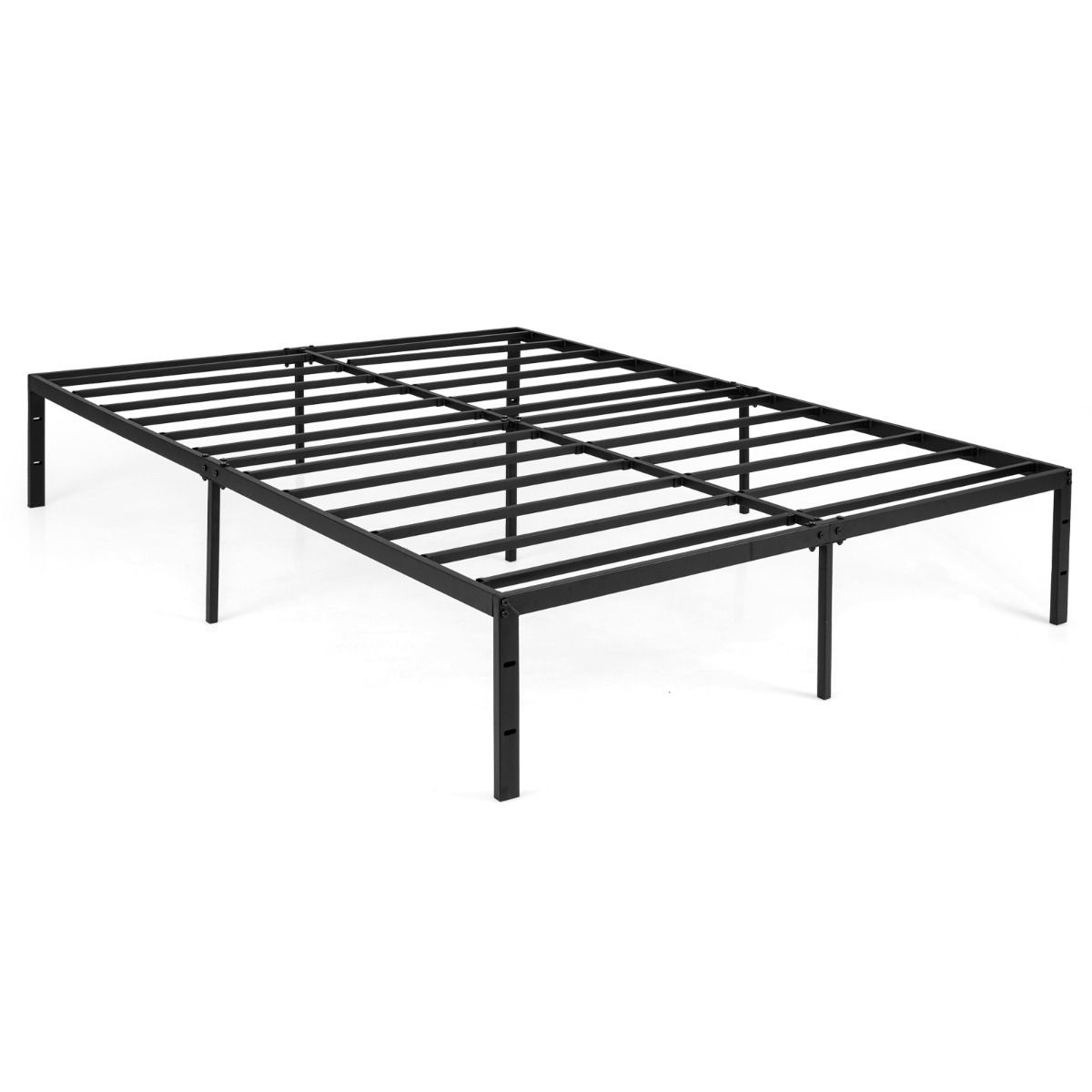 Coast Platformbed - metalen lattenbodem - opbergruimte onder het bed - 160 x 200 cm - zwart