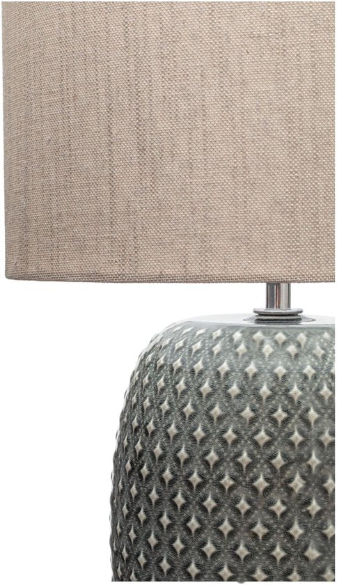 Pauleen LED Tafellamp Pretty Classy - E27 - Max. 60W - Wookamer, Slaapkamer & Eetkamer - Grijs/Beige