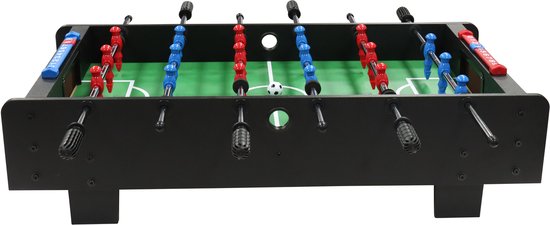 Cougar Voetbaltafel Mini – 3ft Tafelvoetbalspel – Compacte Voetbaltafel voor Thuis – Inclusief Voetballetjes – Zwart