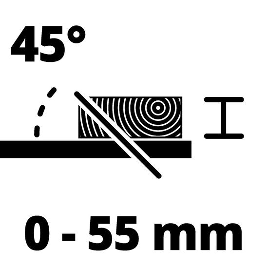Einhell Elektrische Zaagtafel TE-TS 315 U - 2200 W - Ø315 mm - Zaagblad 45° kantelbaar naar 1 zijde - Incl. 24 tands zaagblad - Op hoog inderstel
