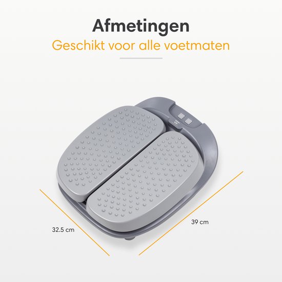 Lifeproducts Voetmassage Apparaat - Massage Apparaat met Trilfunctie - Trilplaat - Bloedcirculatie Massageapparaat - Voetmassageapparaat - Massageapparaten met Verwarming