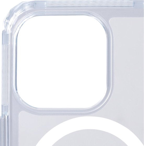 SoSkild Hoesje iPhone 15 Pro MagSafe - Defend Heavy Impact Case - Doorzichtig Magnetisch Magsafe Hoesje - Transparant
