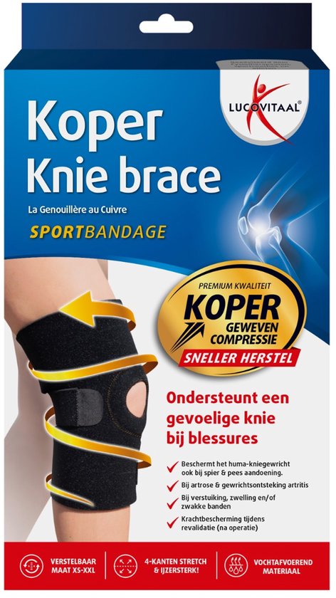 Lucovitaal Brace Knie Koper