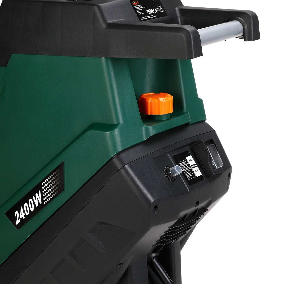 Gardebruk Hakselaar Compact d 2x 50L Zak 2400W Elektrisch - Groen