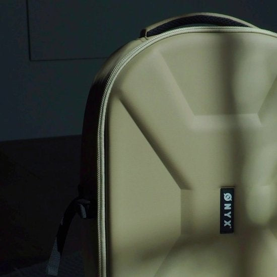 ONYX Cameratas met laptopvak - Spiegelreflexcamera rugzak - Spatwaterbestendig - Drones - Hardcase reistas - Beige