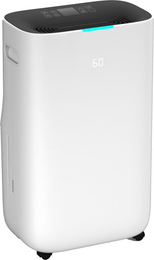 Komodo Luchtontvochtiger Humi S - 25L Per Dag - Slaapkamer, Badkamer, Huis & Kelder - Dehumidifier - Was-droog Functie - Voorkomt Schimmel