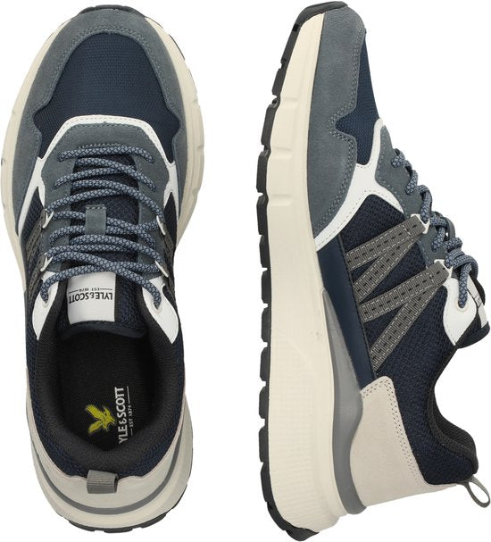 Lyle & Scott Lennox Sneakers Laag - Blauw - Maat 44